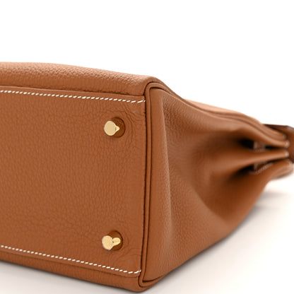 Hermes Togo Kelly Retourne 32 Gold 10 of 10