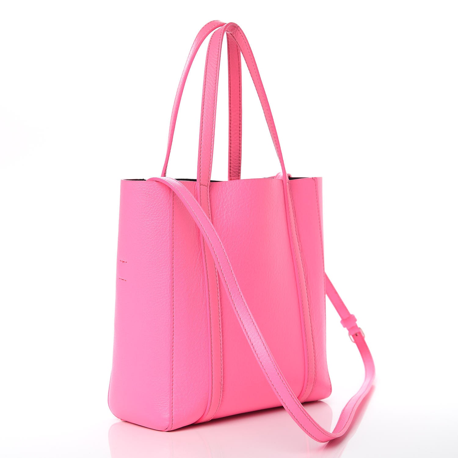 Balenciaga Calfskin XXS Everyday Tote Neon Pink 3 of 13