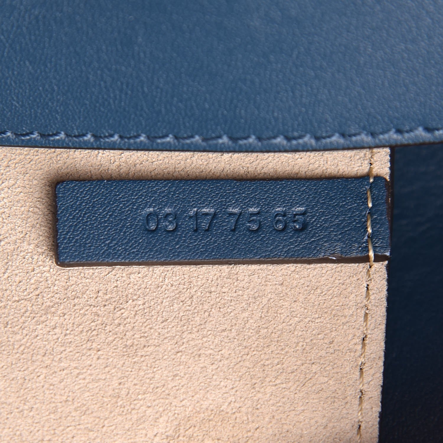 Chloe Suede Calfskin Mini Faye Shoulder Bag Majolica Blue 7 of 7
