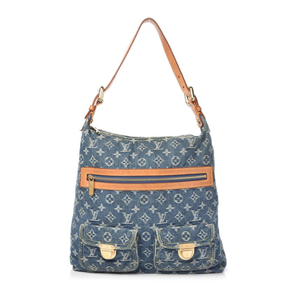 Louis Vuitton Denim Baggy GM Blue 1 of 10