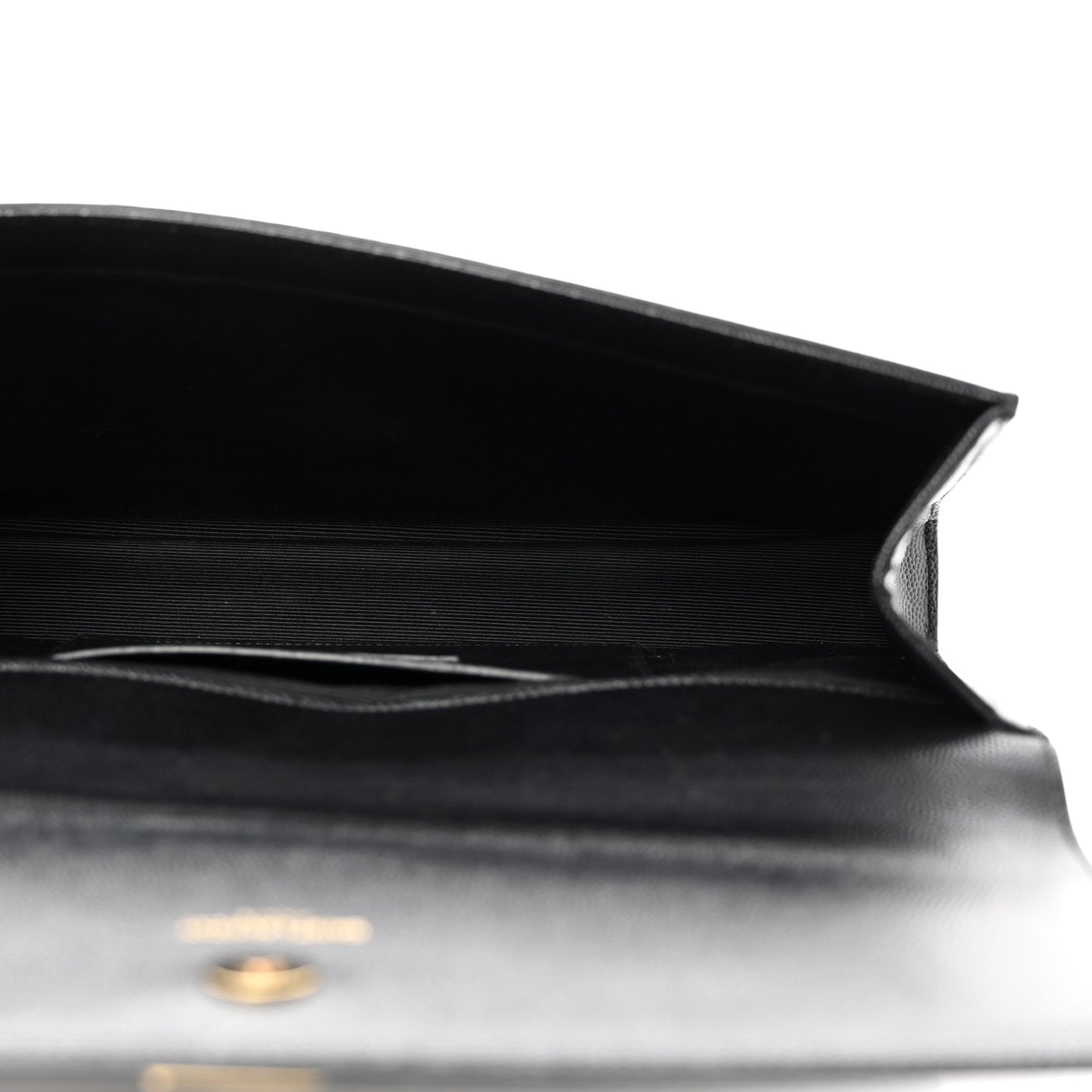 Grain De Poudre Monogram Cassandre Clutch Black
