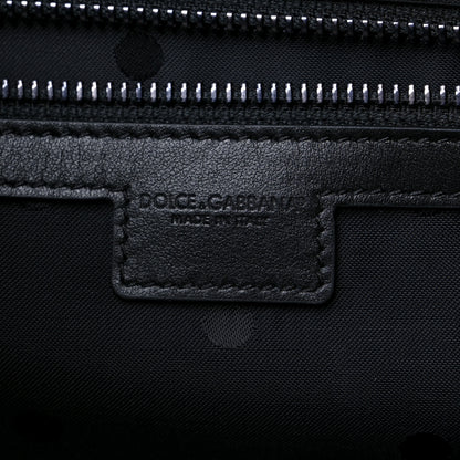 Dolce & Gabbana Large Denim Patchwork Shopping Tote Blue Black 6 of 10