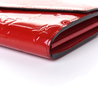 Louis Vuitton Vernis Sarah Wallet NM Cherry 9 of 9