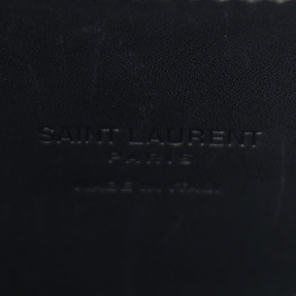 Saint Laurent Smooth Calfskin North South Kaia Satchel Black 6 of 12