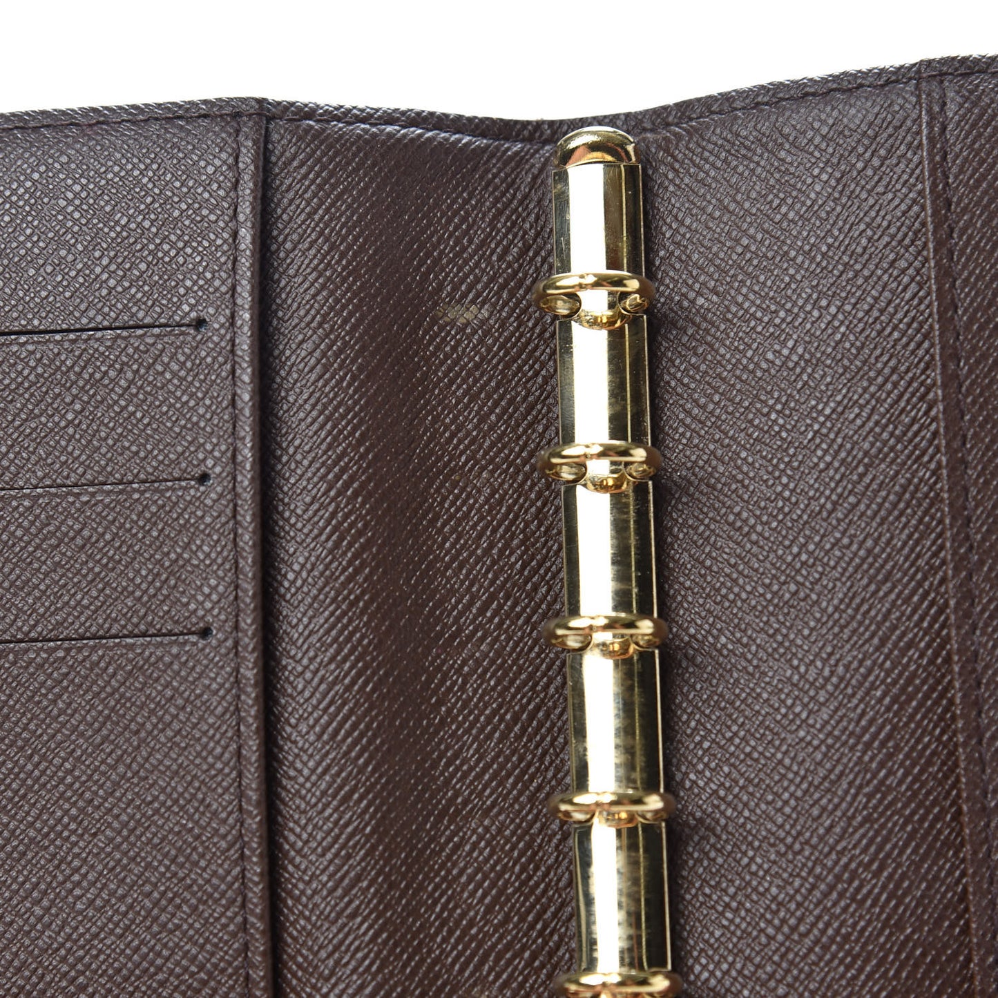 Damier Ebene Small Ring Agenda Cover