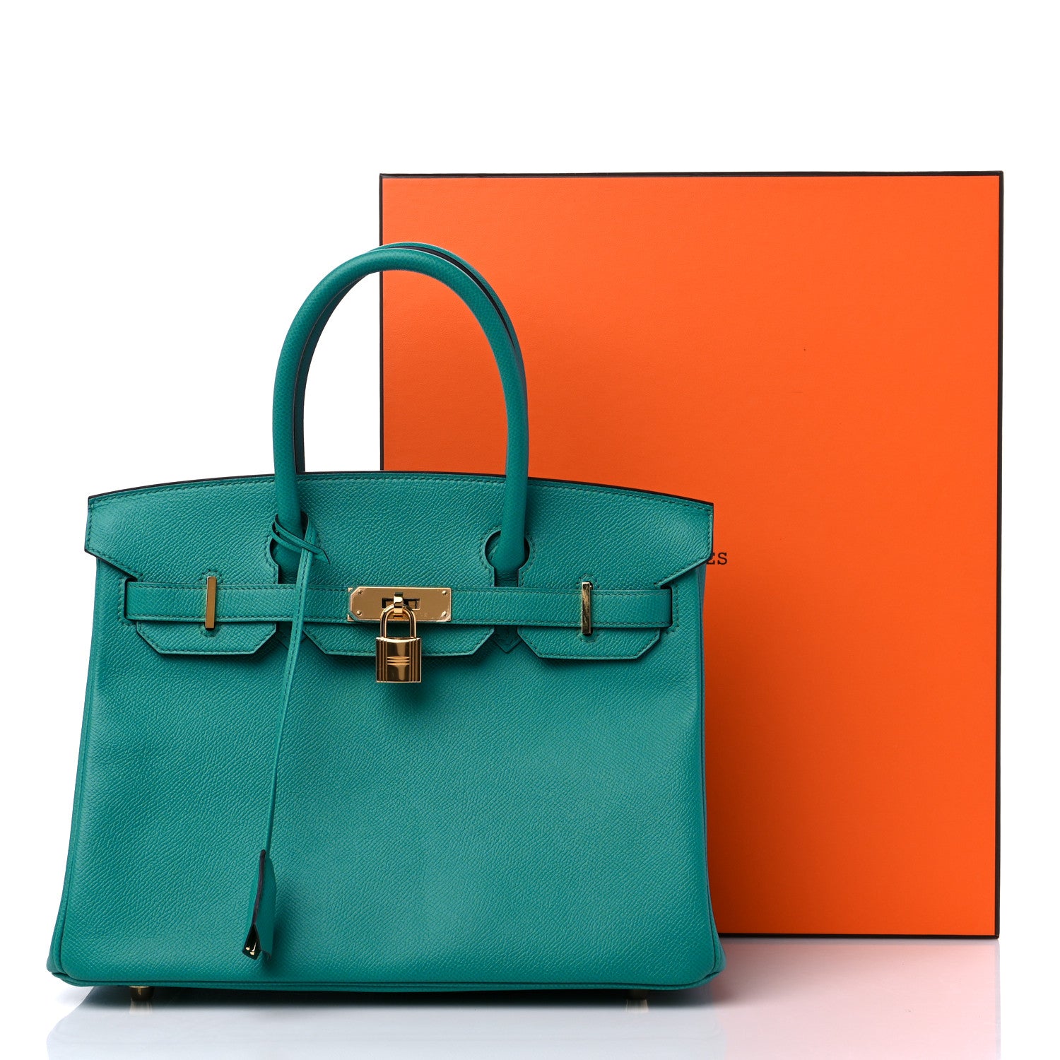 Hermes Epsom Birkin 30 Bleu Paon 10 of 10