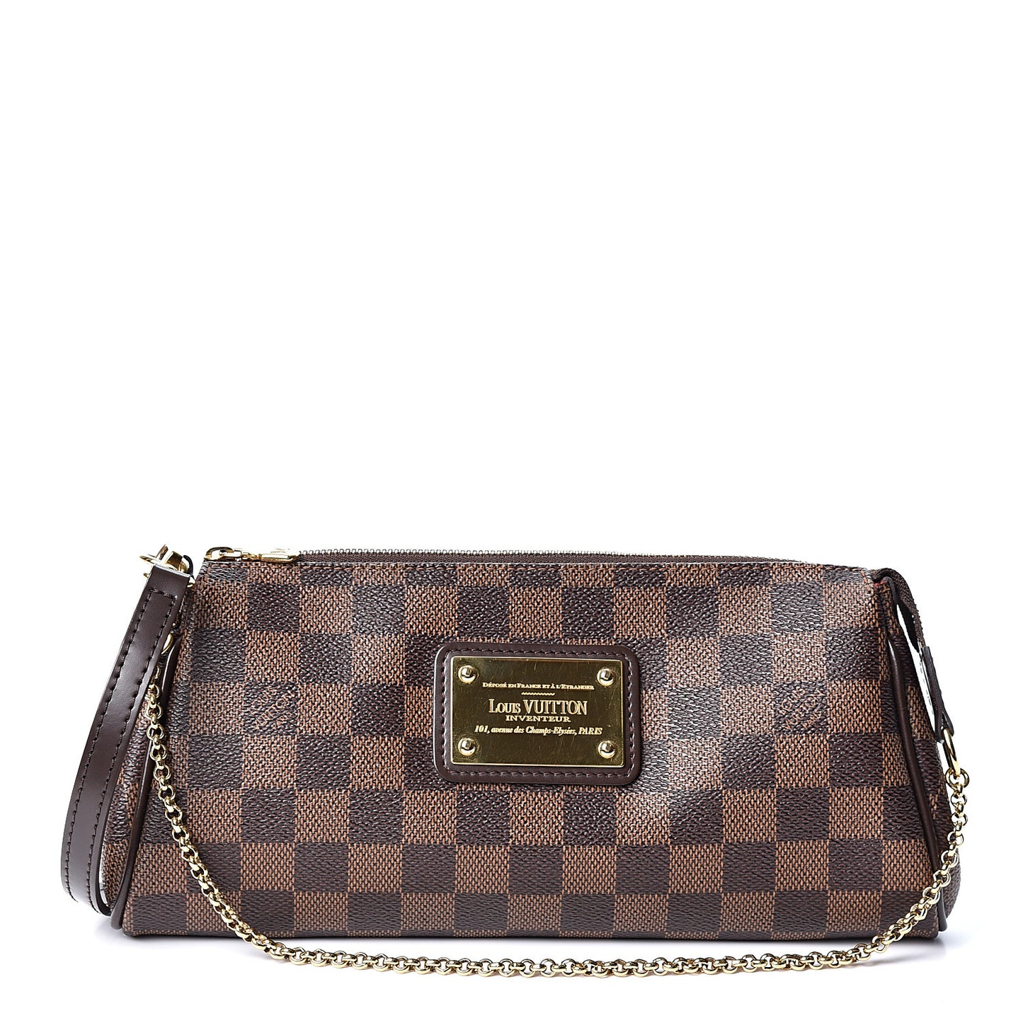 Damier Ebene Eva Clutch