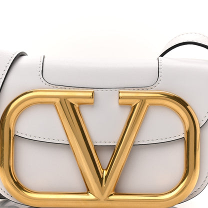 Valentino Garavani Calfskin Small Supervee Crossbody Bag Optic White 6 of 8