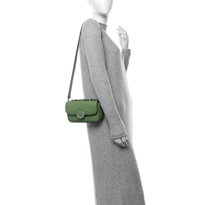 Gucci Senna Calfskin Petite GG Top Handle Shoulder Bag Green Soil Grass 2 of 10