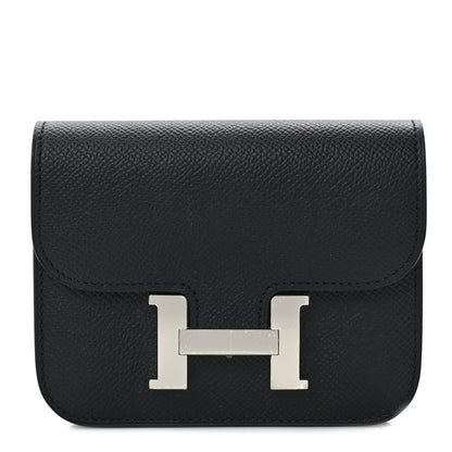 Hermes Epsom Constance Slim Wallet Black 1 of 9