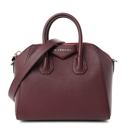 Givenchy Sugar Goatskin Mini Antigona Oxblood 1 of 10