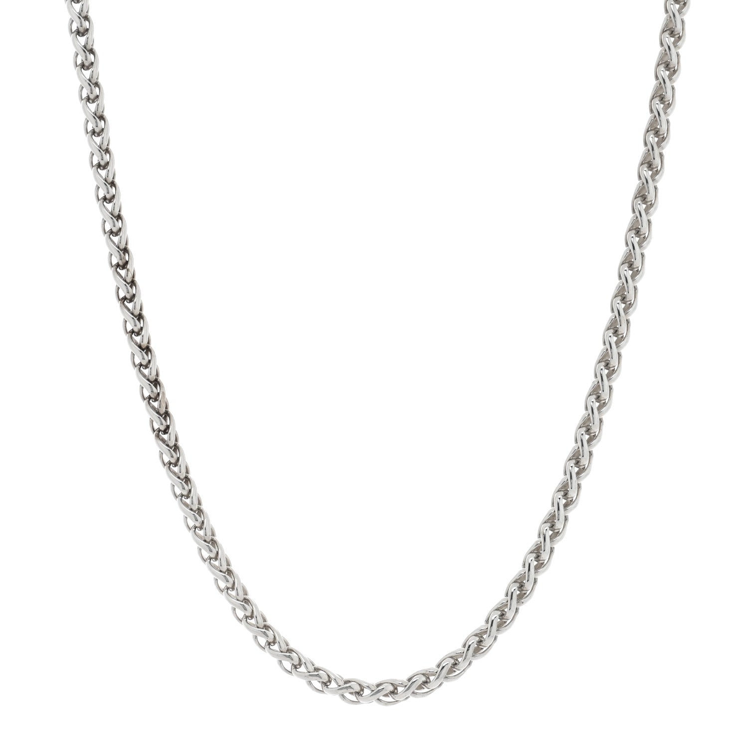David Yurman Sterling Silver 4mm Wheat Chain Necklace 1 of 4