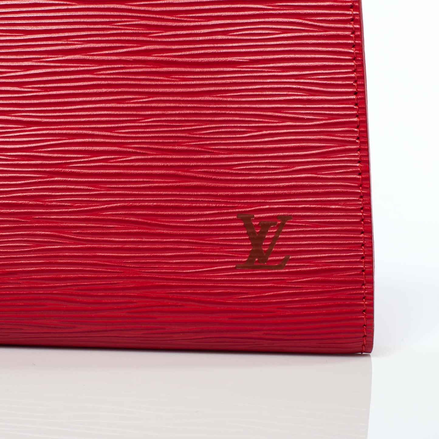 Epi Pochette Accessories 24 Bag Rouge