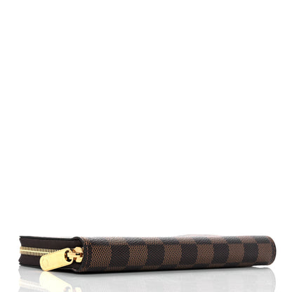 Louis Vuitton Damier Ebene Zippy Wallet Rose Ballerine 4 of 9