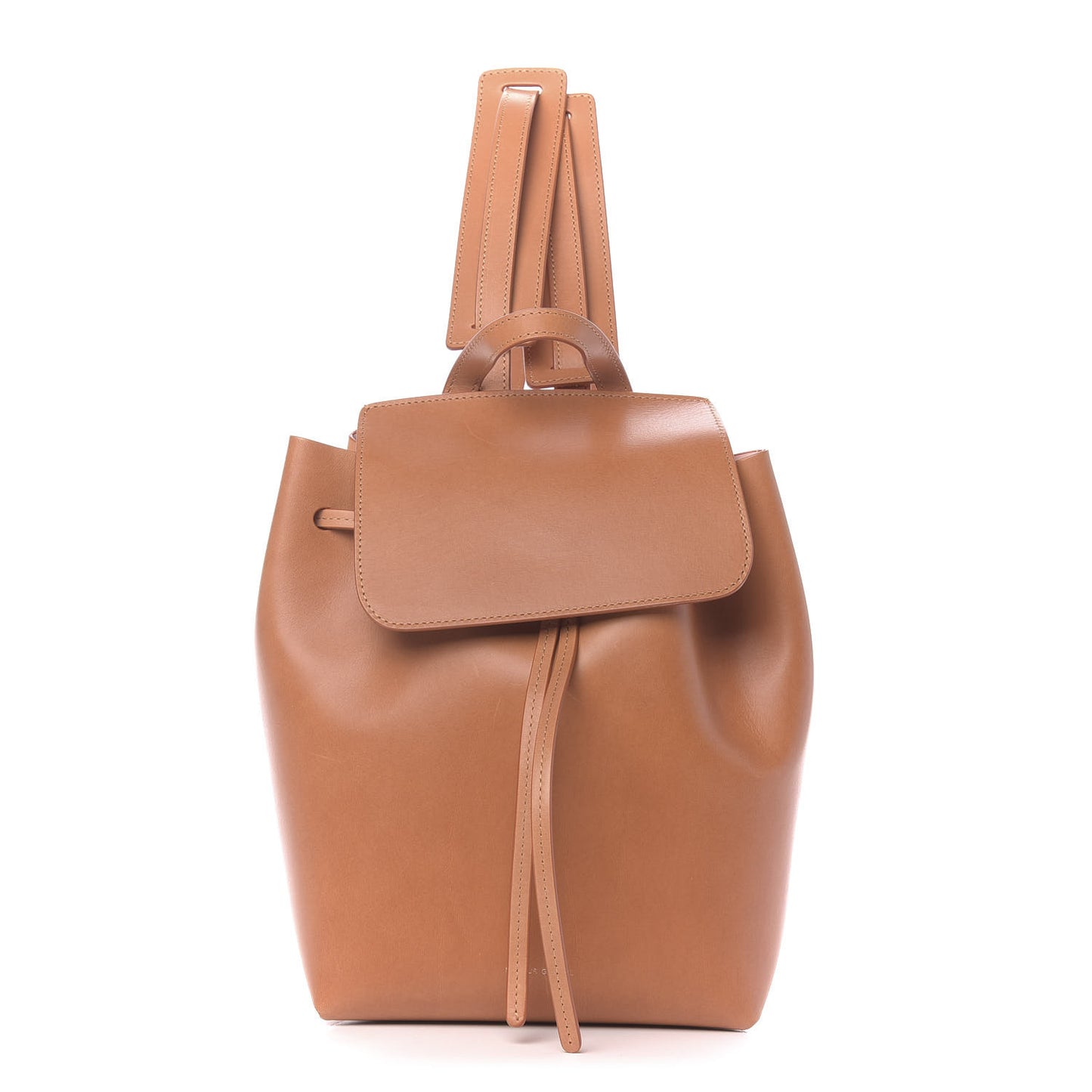 Vegetable Tanned Calfskin Mini Backpack Cammello Rosa