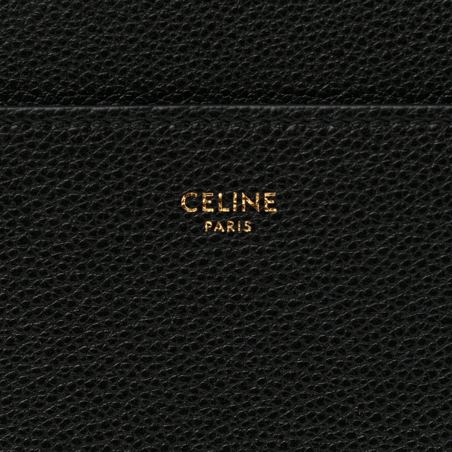 Celine Soft Grained Calfskin Sangle Bucket Bag Black 6 of 9