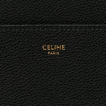 Celine Soft Grained Calfskin Sangle Bucket Bag Black 6 of 9