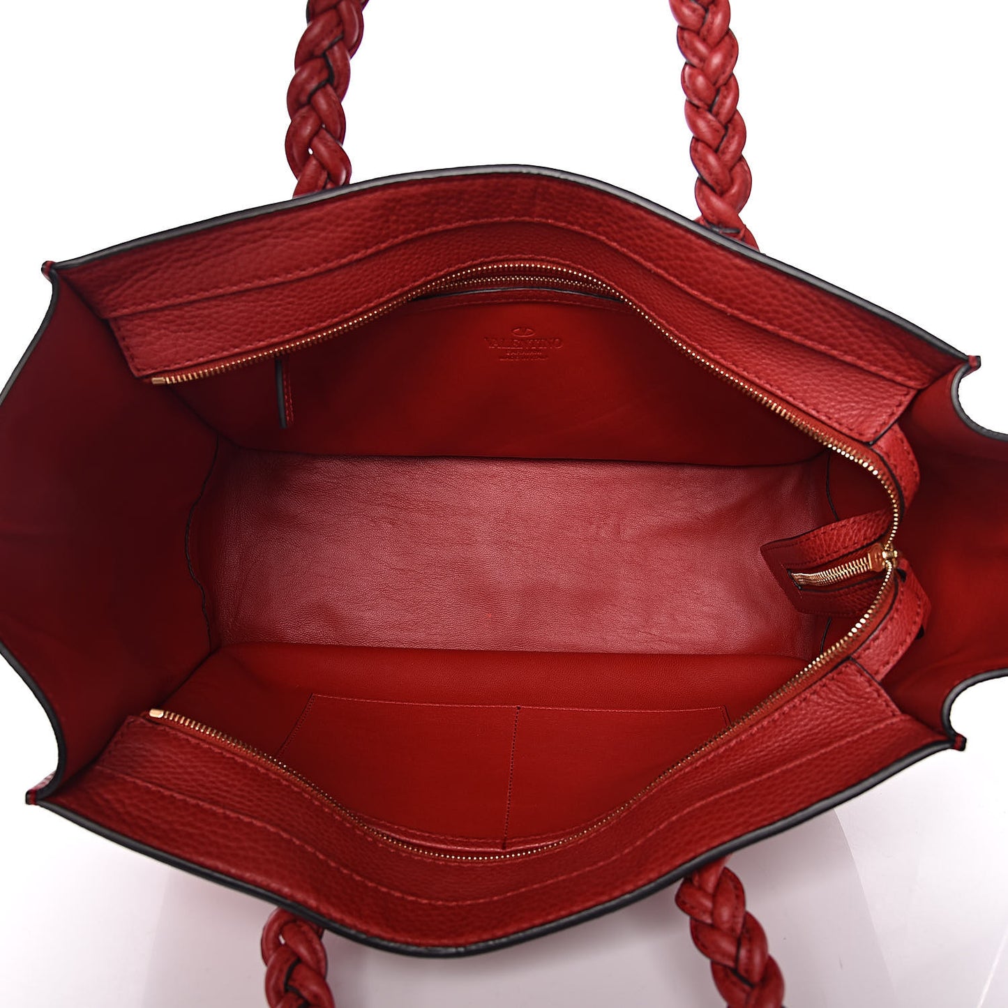 Grained Calfskin To Be Cool Tote Rosso Valentino