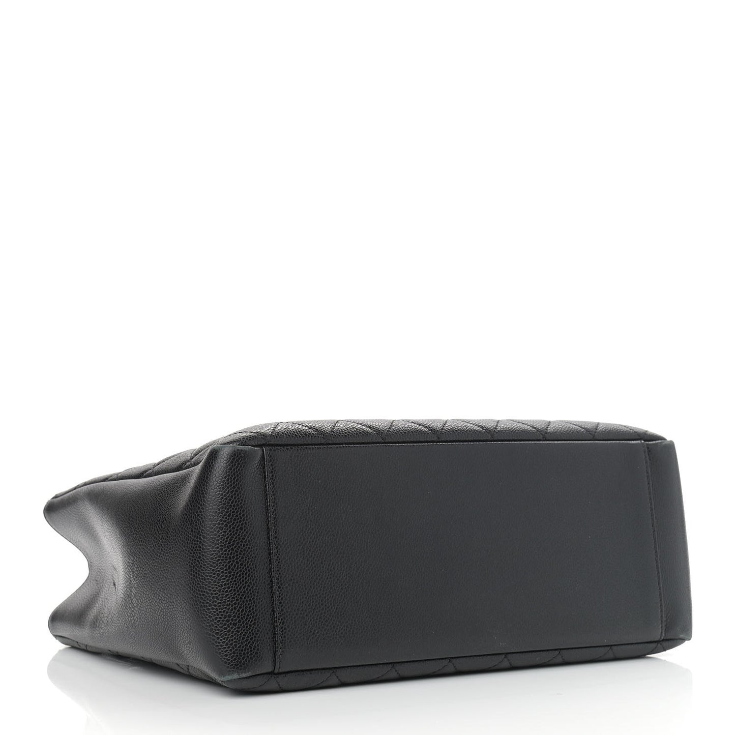 Caviar Quilted Grand Shopping Tote GST Black