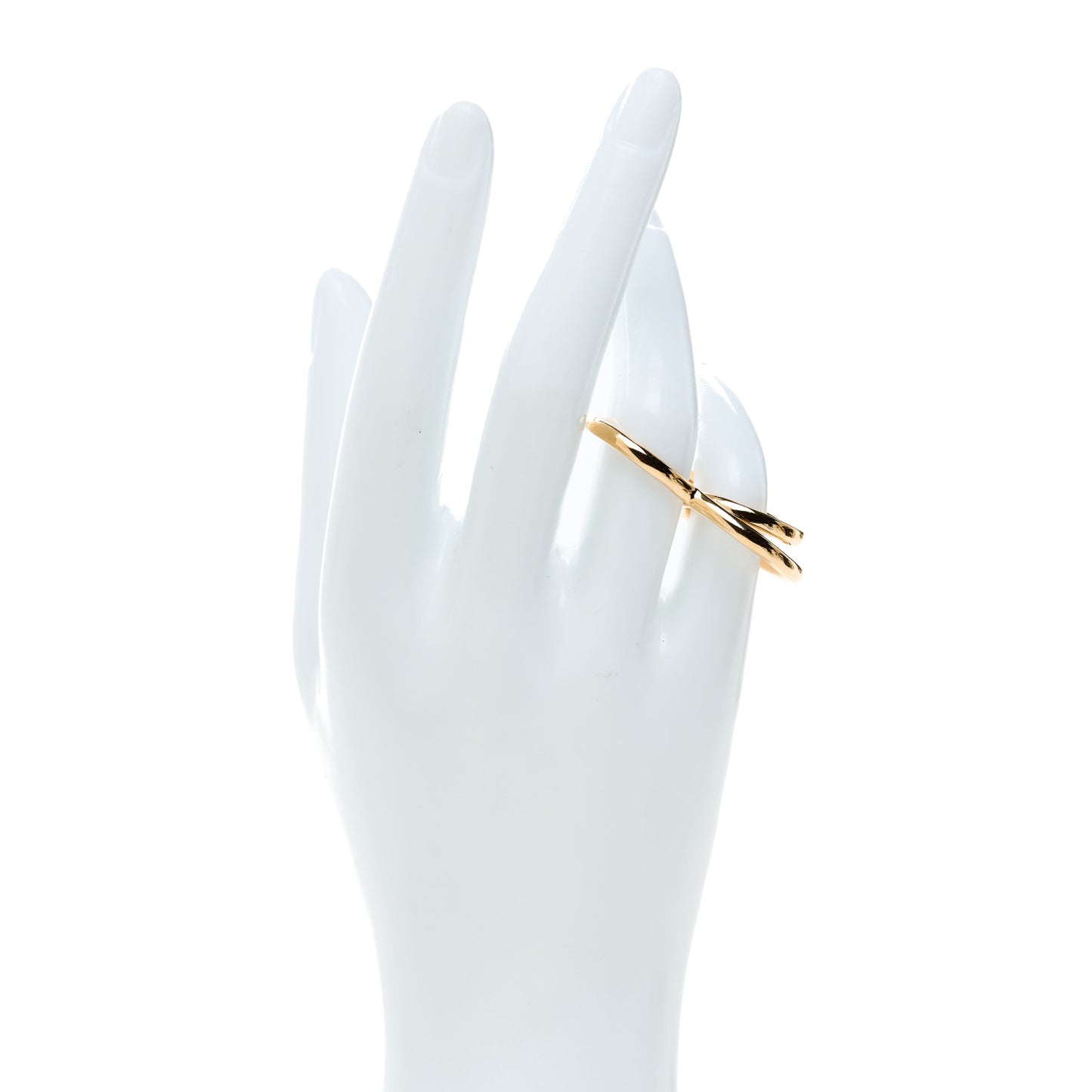 18K Rose Gold MM Vertige Coeur Double Ring 52 6