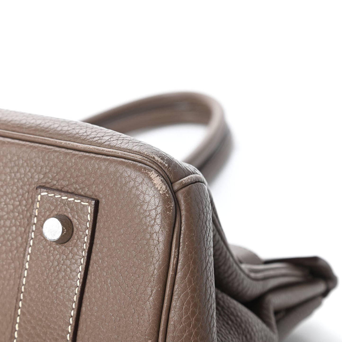 Taurillon Clemence JPG Shoulder Birkin II 42 Etoupe
