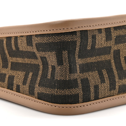 Fendi Fabric Jacquard Vitello Grace FF 1974 Mini Fendessence Shoulder Bag Tobacco Moro Ebano 10 of 10