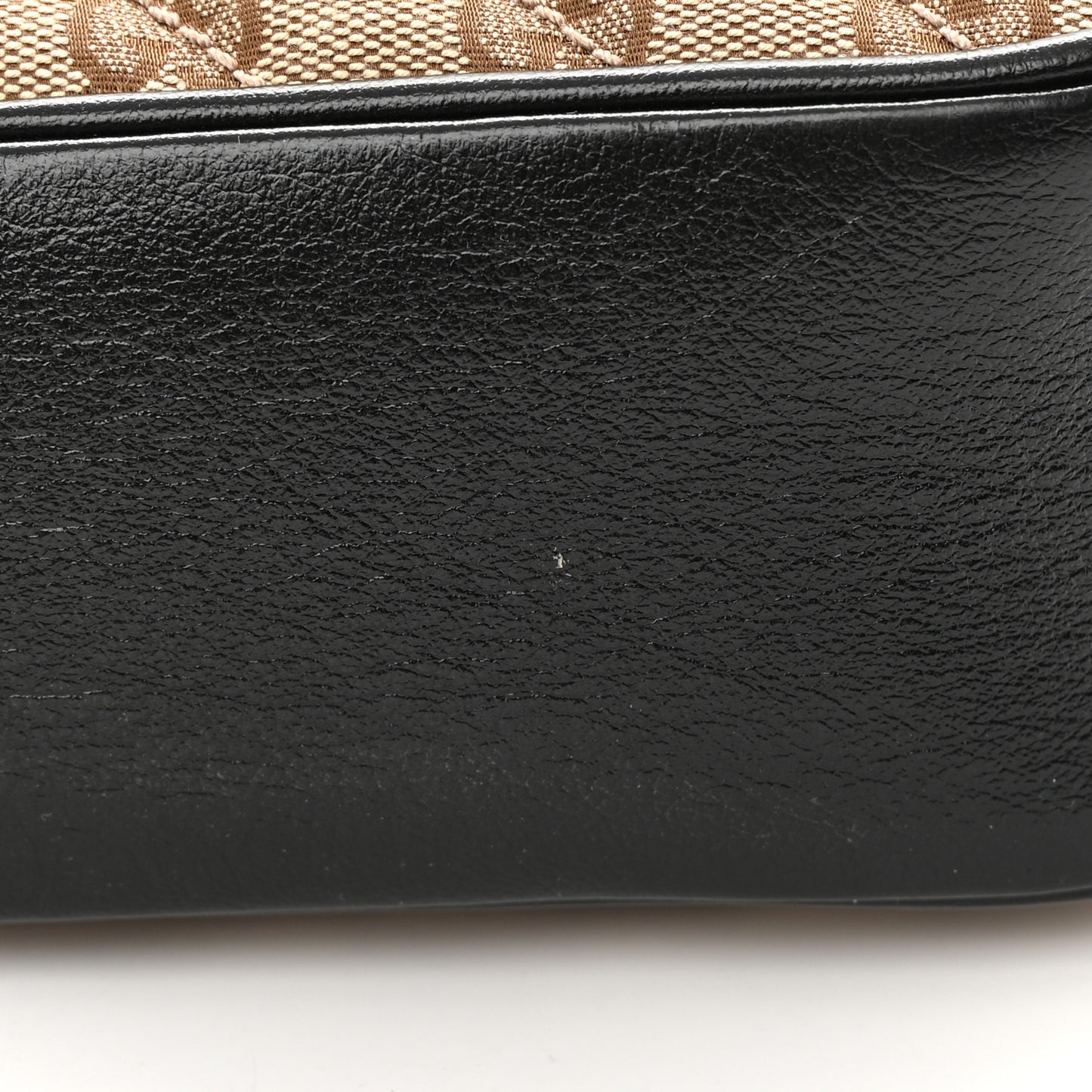 Monogram Matelasse Diagonal Small GG Marmont Chain Shoulder Bag Beige Black