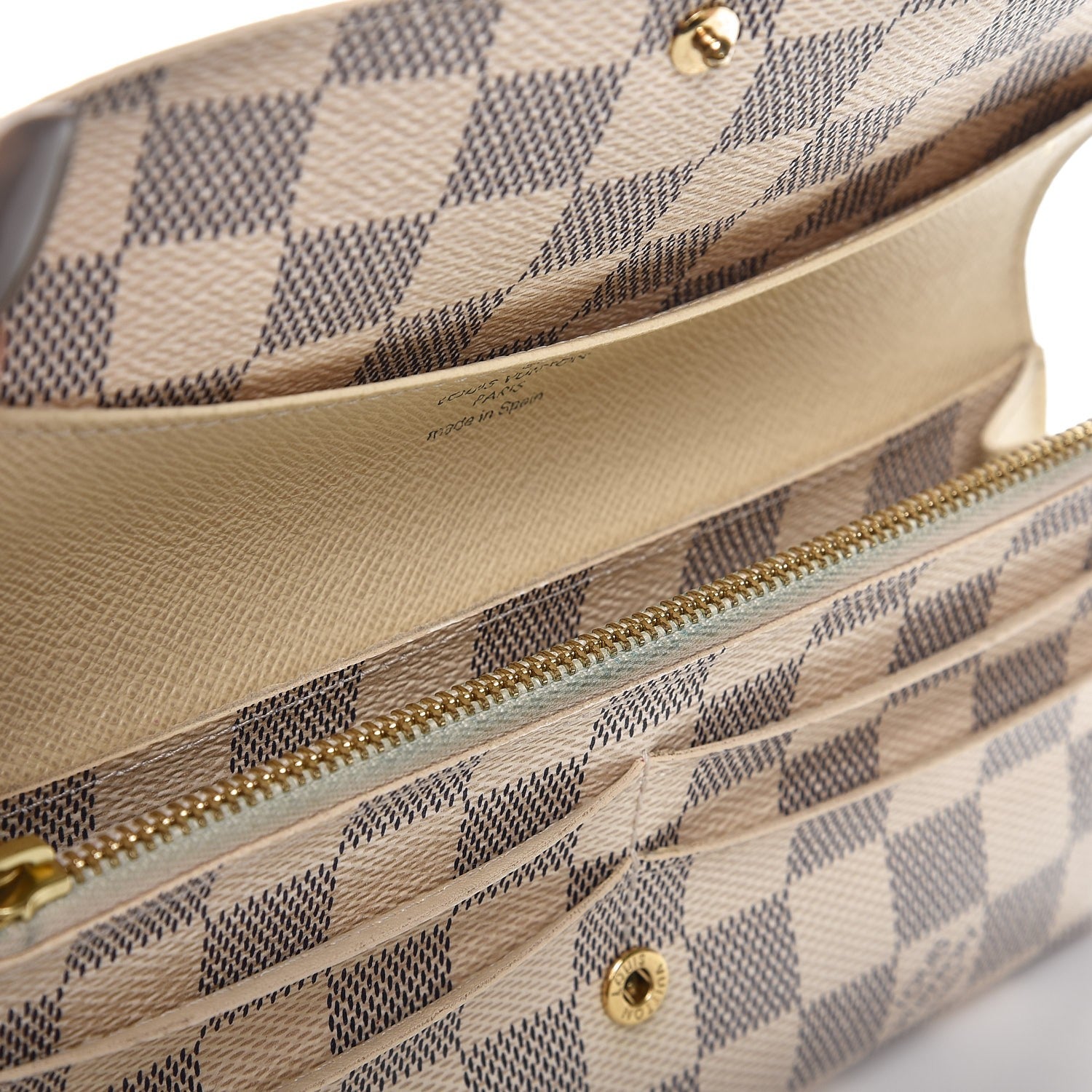 Louis Vuitton Damier Azur Emilie Wallet 8 of 9