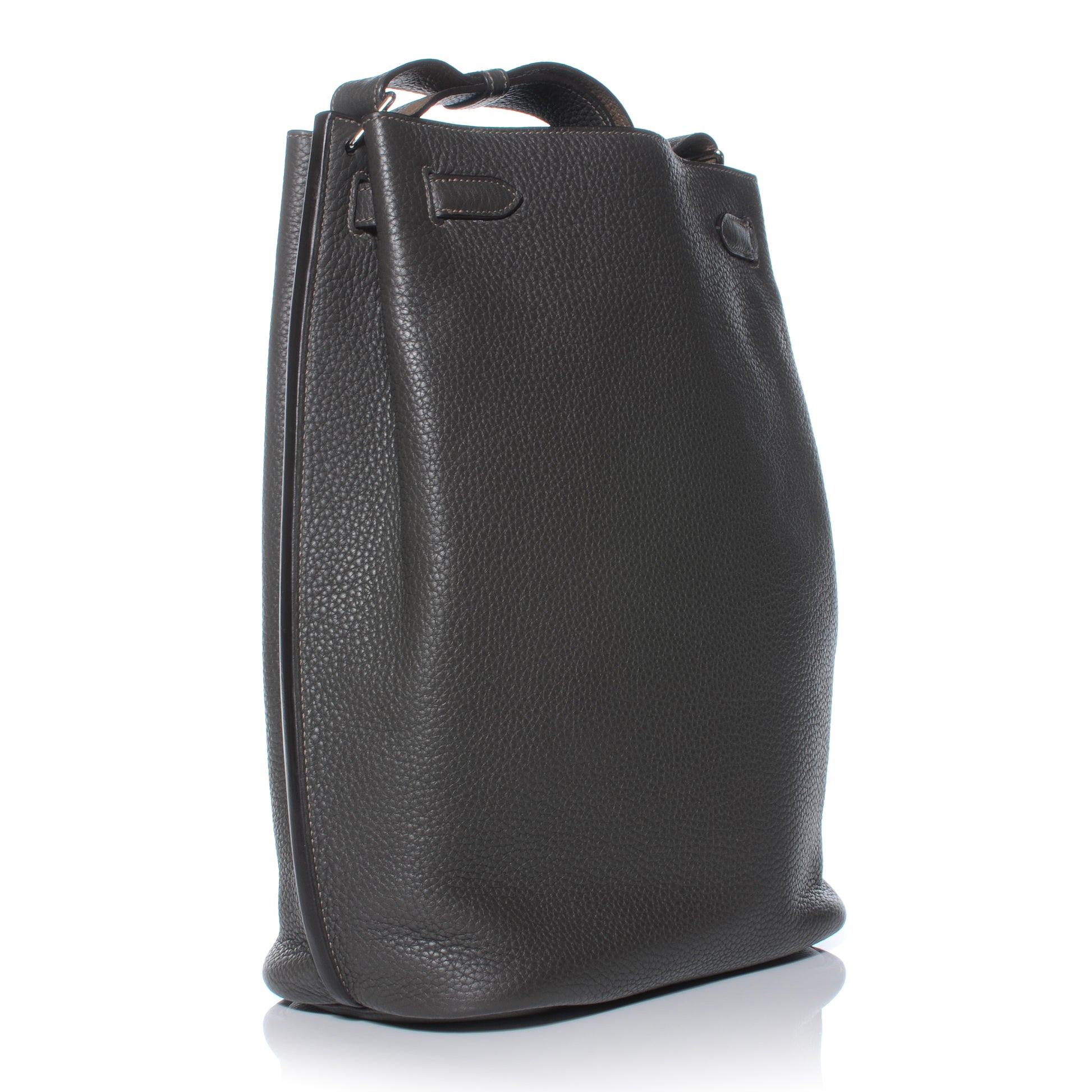 Hermes Taurillon Clemence So Kelly 26 Graphite and Etoupe 3 of 10