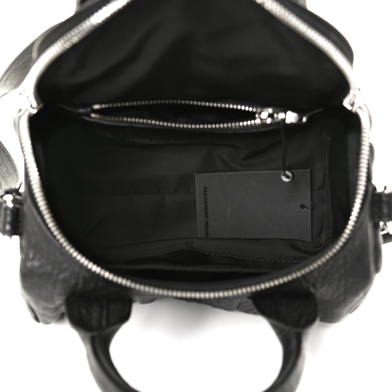 Alexander Wang Pebbled Lambskin Rockie Black Rhodium Hardware 5 of 8