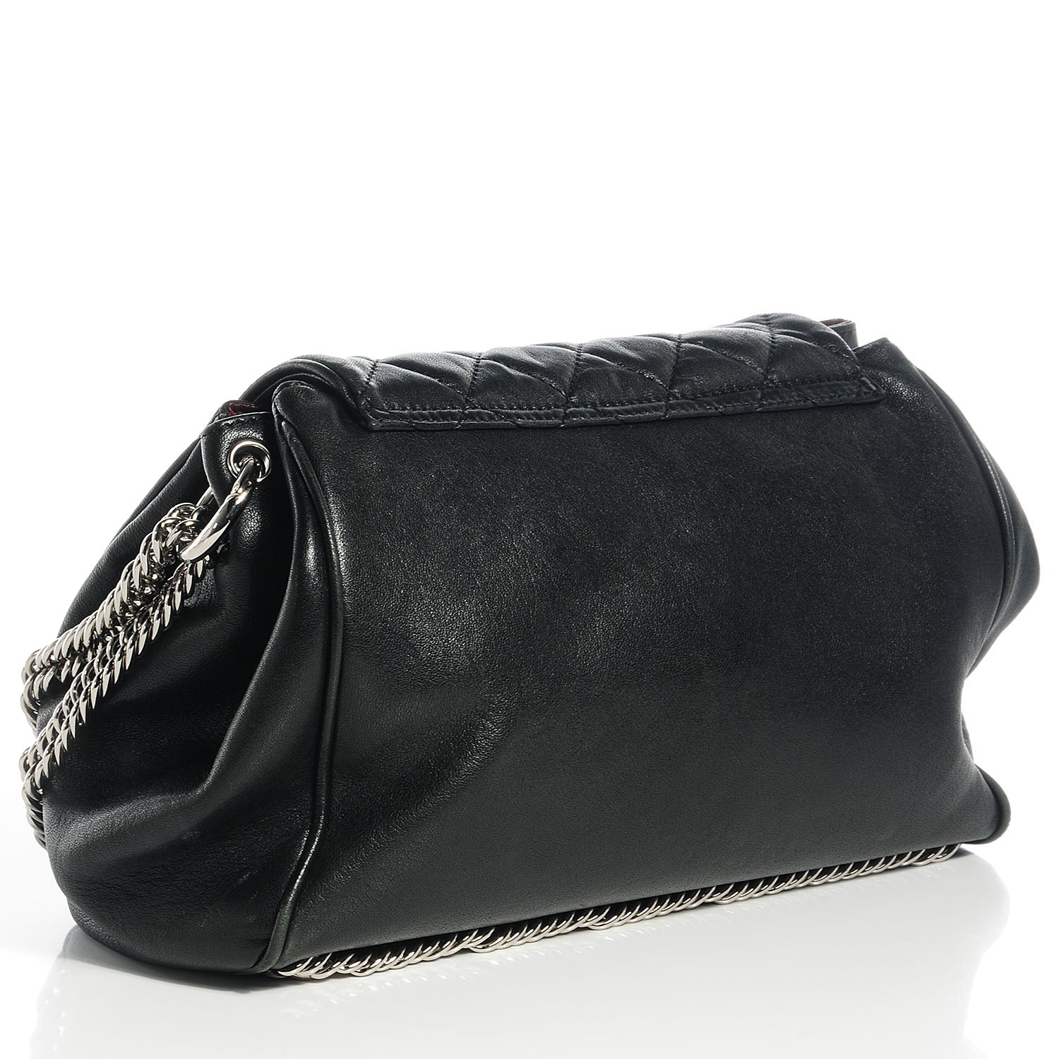 Chanel Lambskin Accordion Flap Black 3 of 7