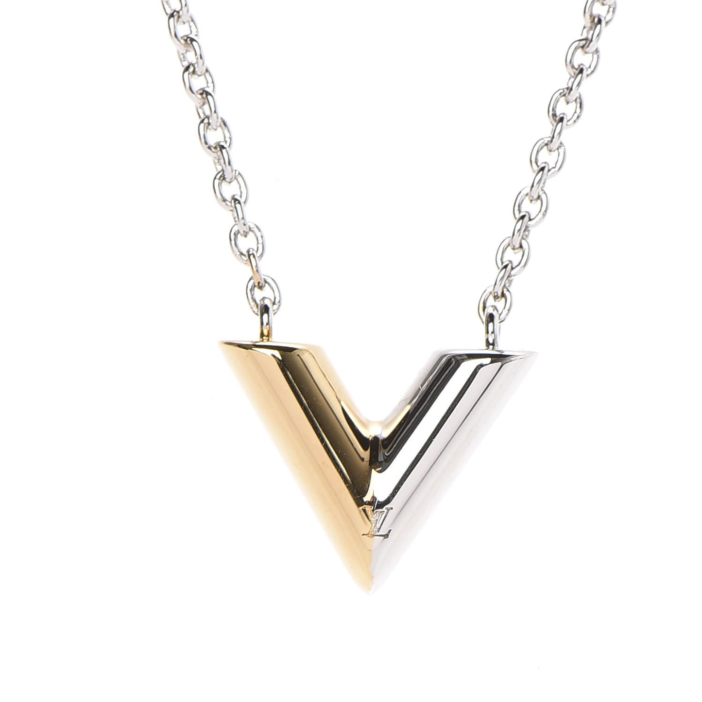 Essential V Necklace Silver