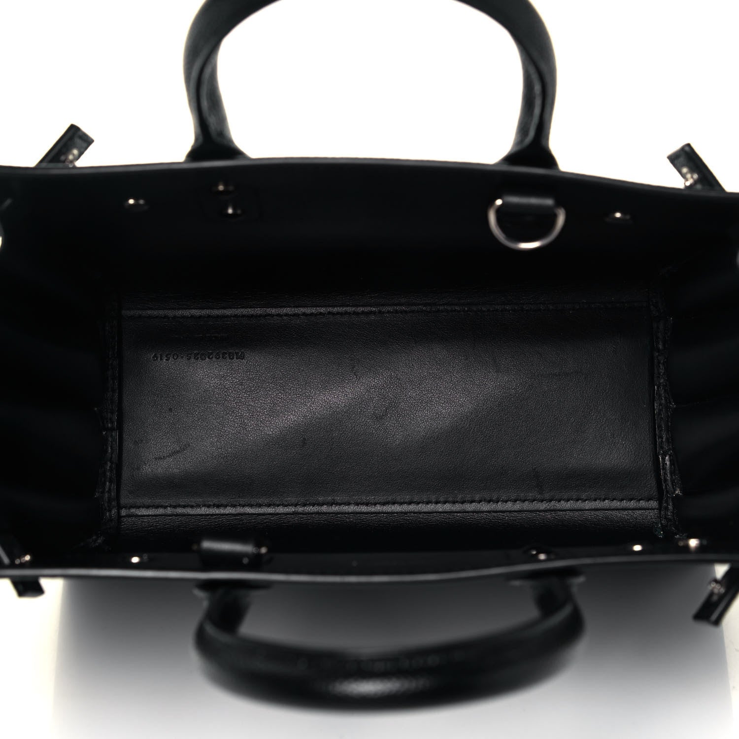 Saint Laurent Grained Calfskin Nano Sac De Jour Black 5 of 9