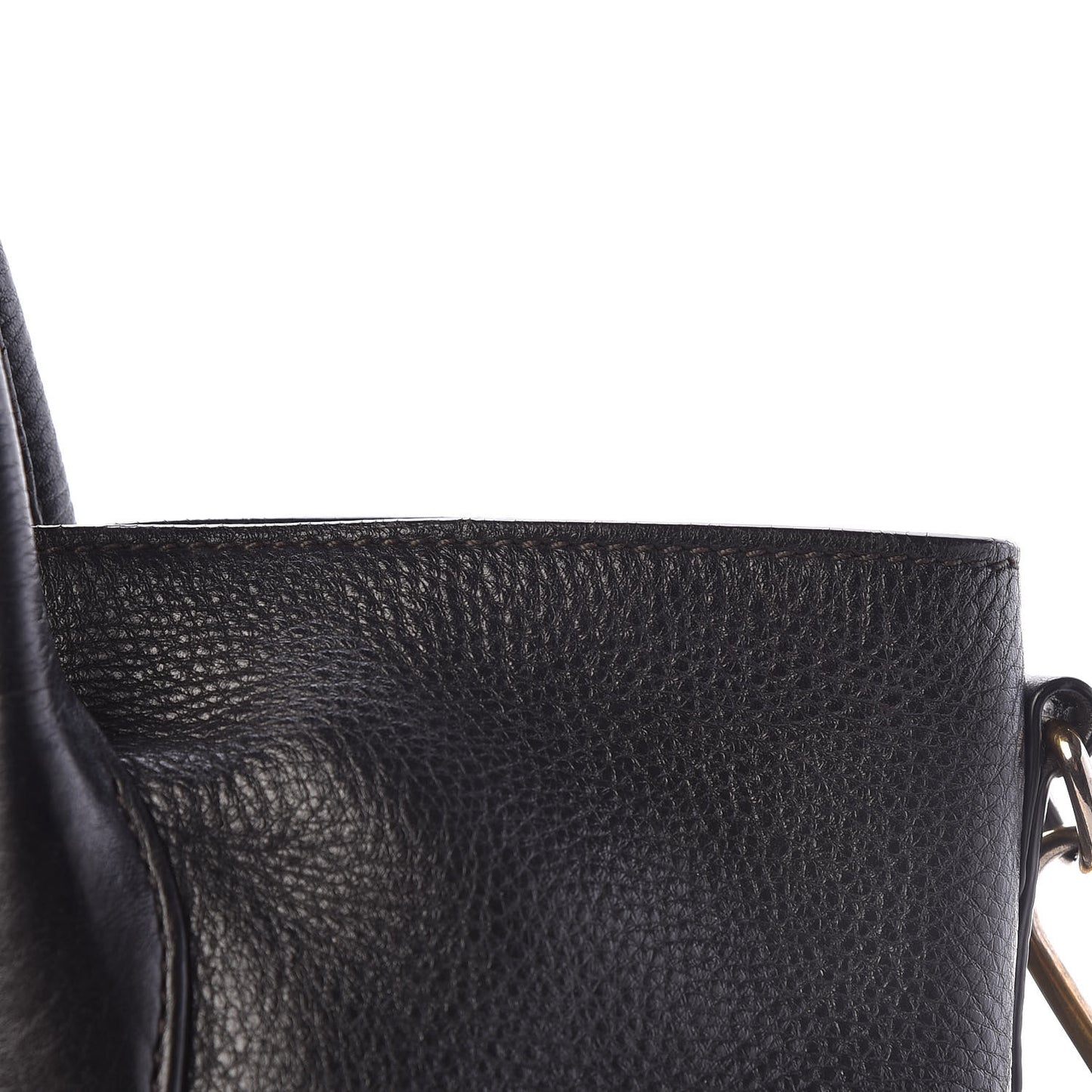 Vitello Daino Tote Black