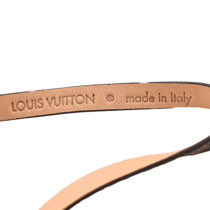 Louis Vuitton Calfskin Monogram Vivienne Strap Bag Charm Light Blue 4 of 6