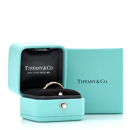 Tiffany 18K Rose Gold Narrow T True Ring 57 8 5 of 5