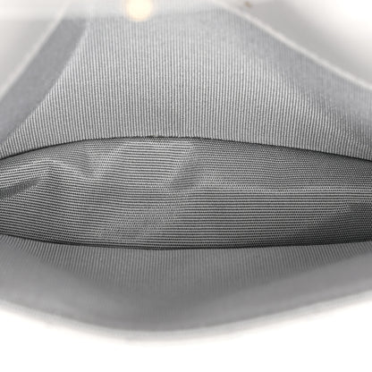 Chanel Lambskin Quilted Top Handle Flap Coin Purse With Chain Grey 5 of 11