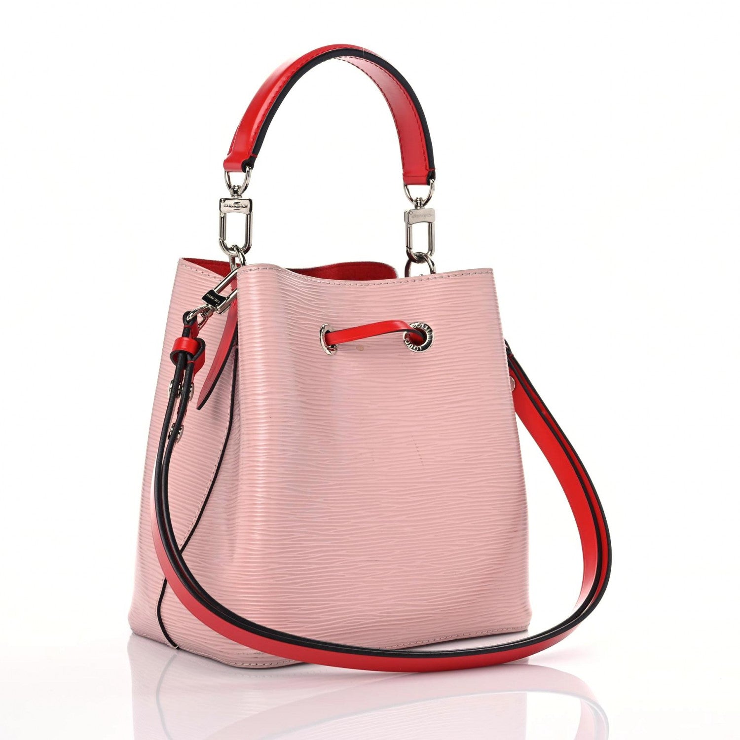 Louis Vuitton Epi NeoNoe BB Rose Ballerine 4 of 22