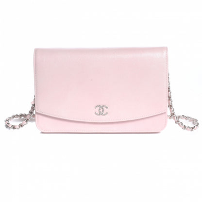 Chanel Caviar Wallet on Chain Pink 1 of 8