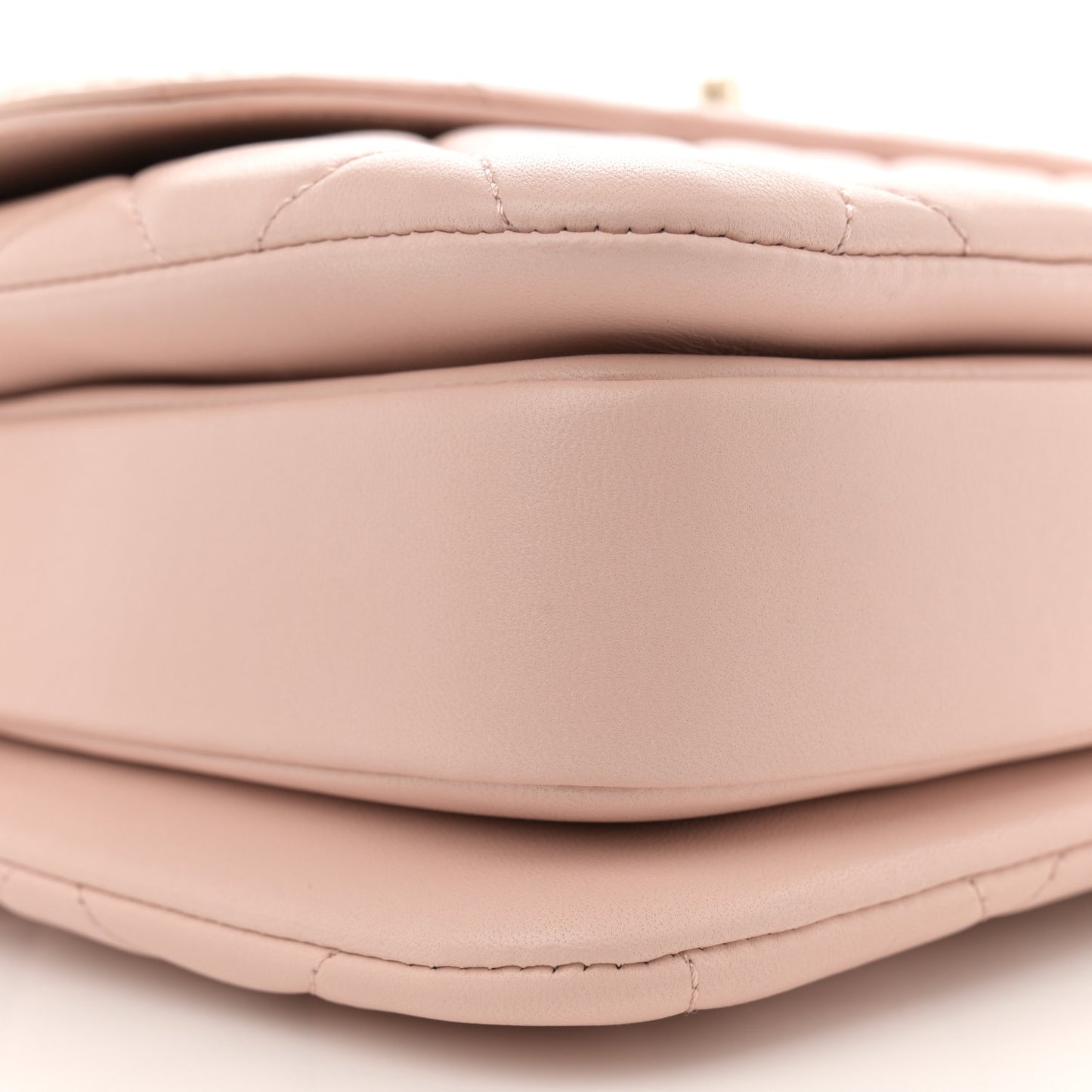 Lambskin Quilted Medium Trendy CC Flap Dual Handle Bag Light Beige