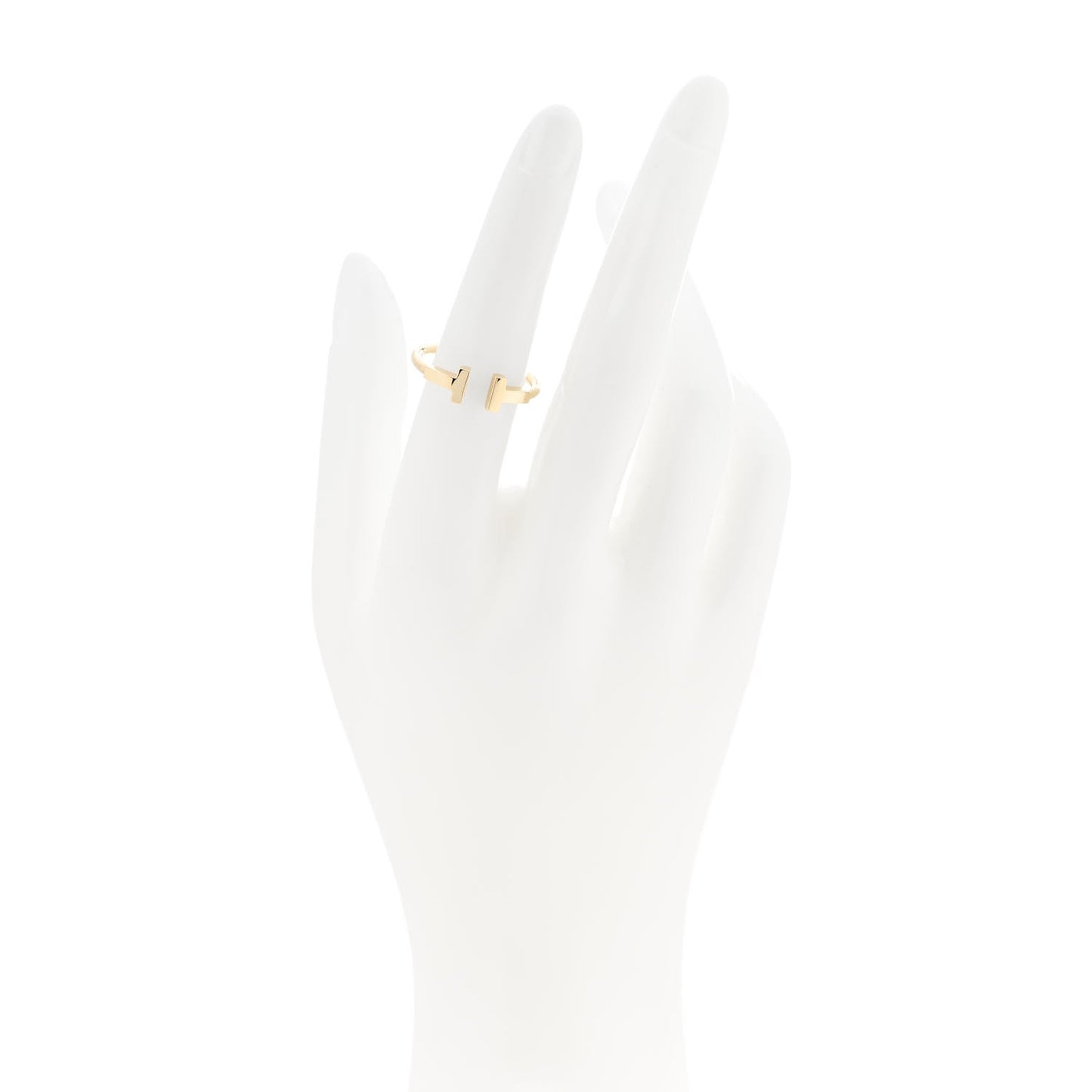 18K Yellow Gold T Wire Ring 53 6.25