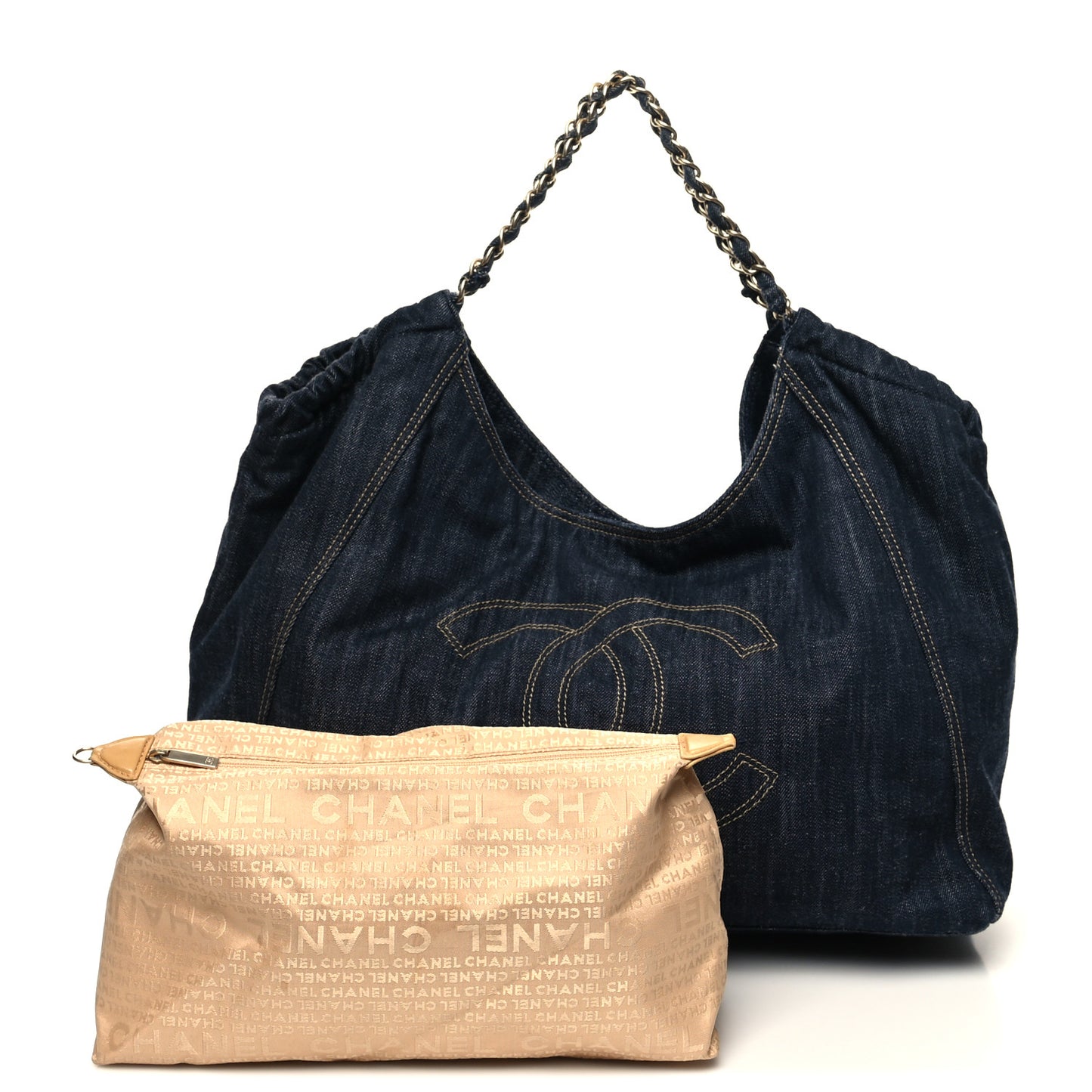 Denim XL Coco Cabas Tote Blue