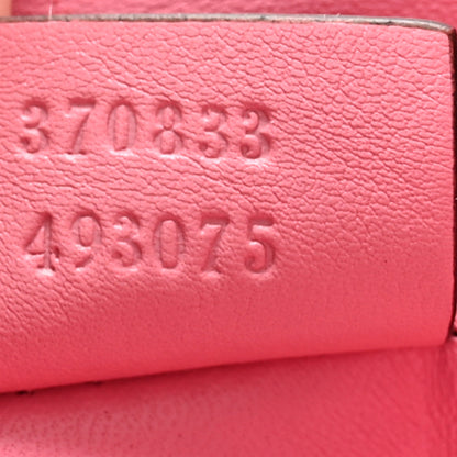 Gucci Snakeskin Medium Bamboo Backpack Pink Multicolor 7 of 13