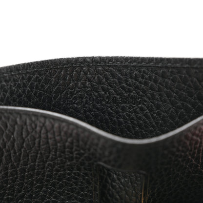 Gucci Pebbled Calfskin GG Marmont Card Case Black 7 of 9