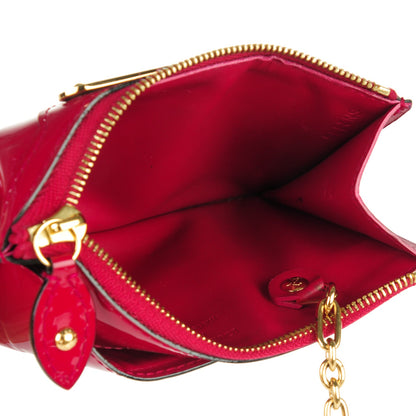 Louis Vuitton Vernis Key Pouch Rose Indien 5 of 9