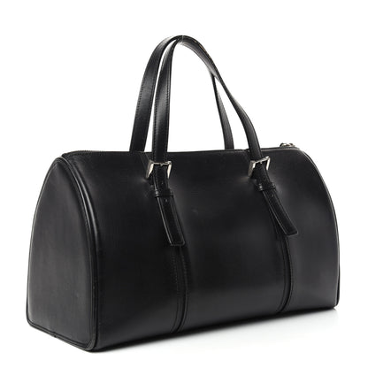 Burberry Calfskin Bowling Bag Black 3 of 9