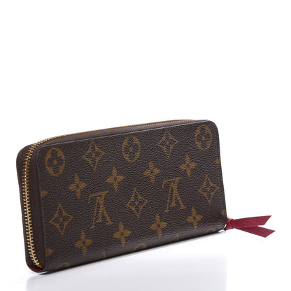 Louis Vuitton Monogram Clemence Wallet Fuchsia 2 of 13