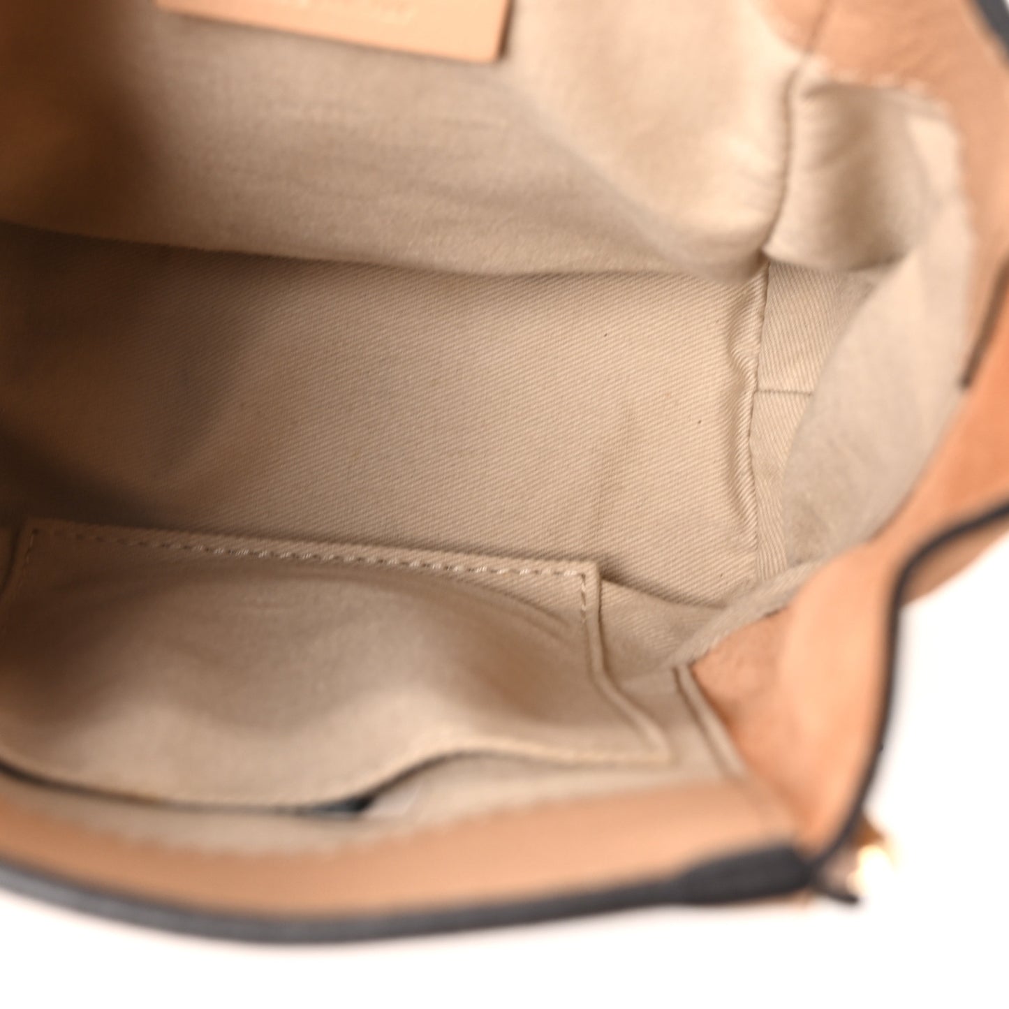 Suede Calfskin Mini Faye Backpack Blush Nude
