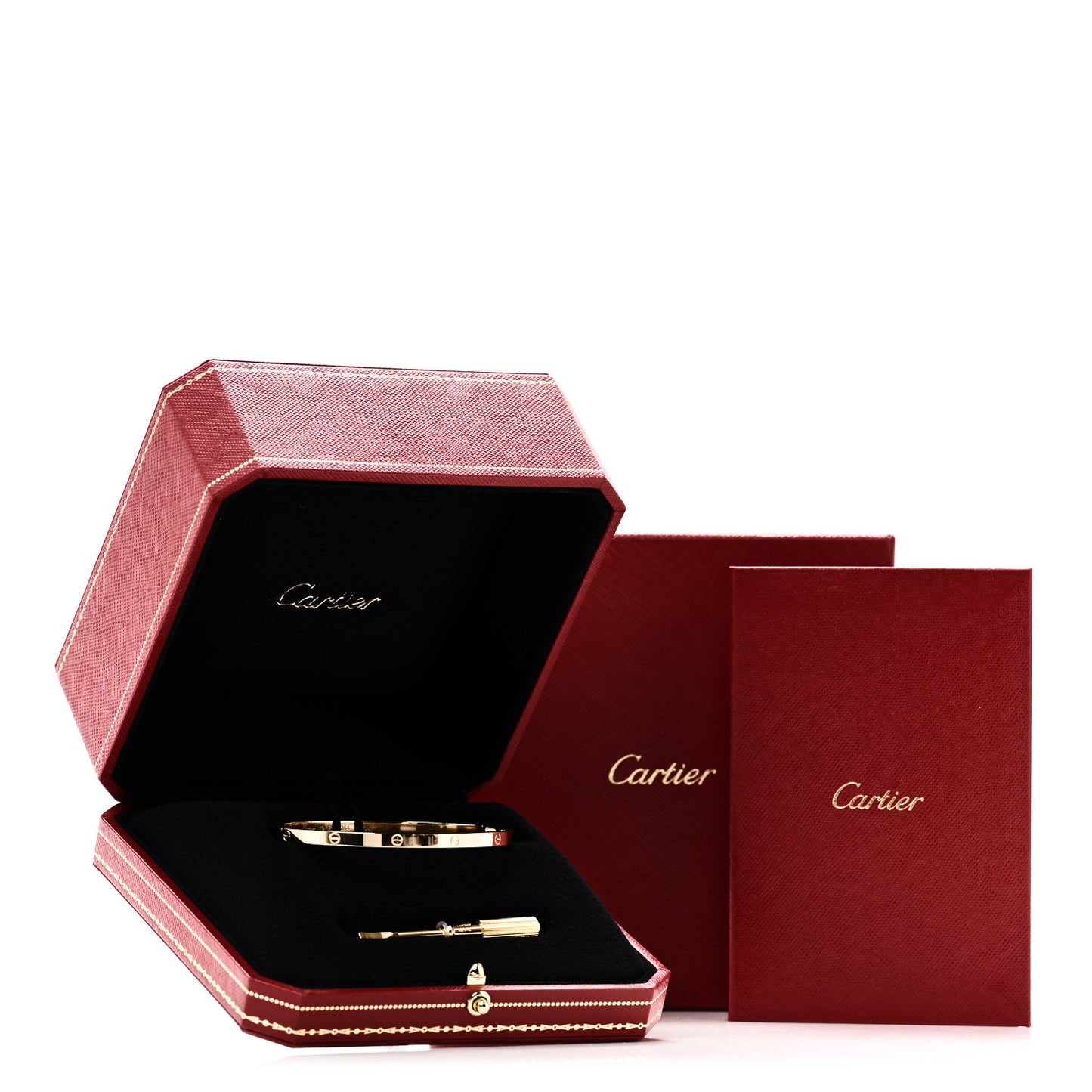 18K Yellow Gold Small LOVE Bracelet 19