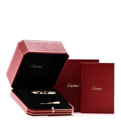 Cartier 18K Yellow Gold Small LOVE Bracelet 19 8 of 8